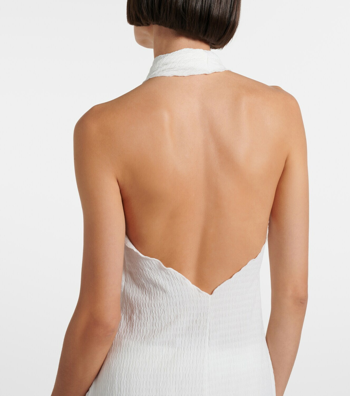Jade Swim Stella sheer halterneck maxi dress
