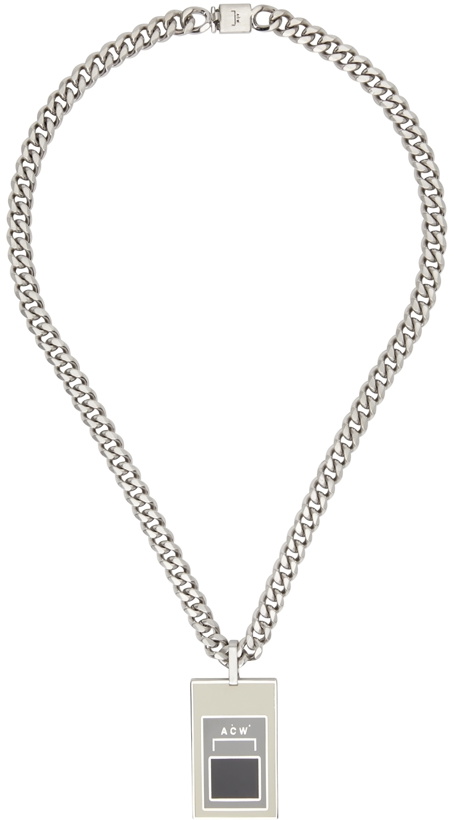 Photo: A-COLD-WALL* Silver Alloy Necklace