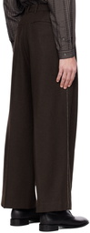 Youth Brown Wide Trousers