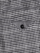 TOM FORD - Houndstooth Wool-Blend Blazer - Black