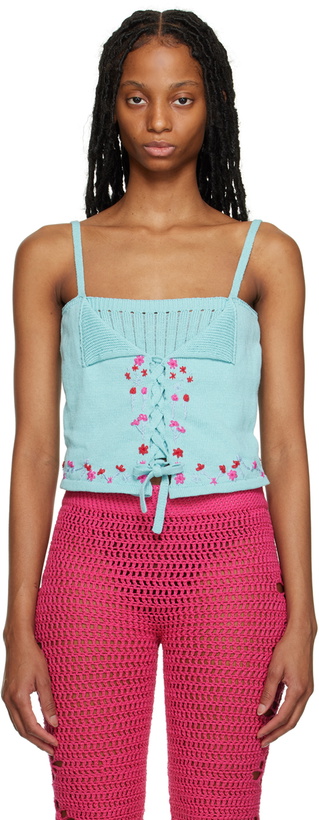 Photo: Tach Blue Mary Tank Top