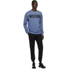 Moschino Blue Logo Sweatshirt