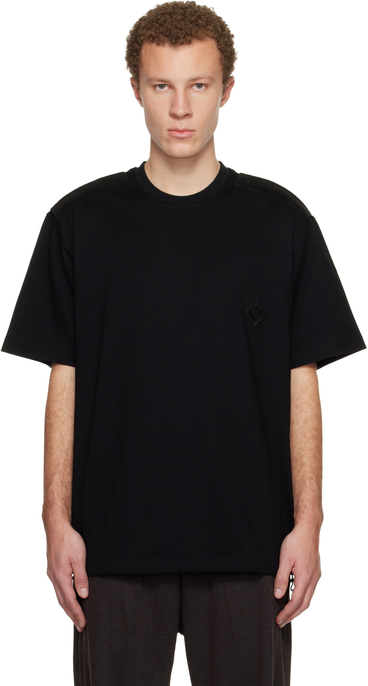 Wooyoungmi Black Front 'Seoul' T-Shirt Wooyoungmi