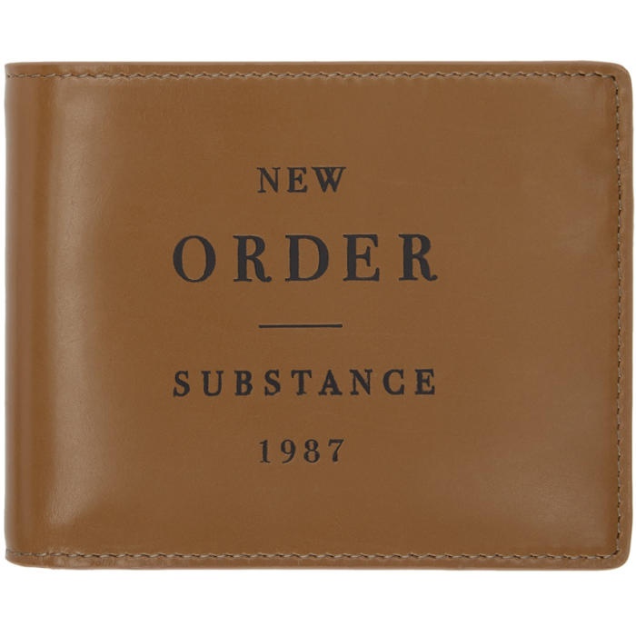 Photo: Raf Simons Brown New Order Substance Wallet 