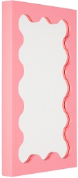 Gustaf Westman Objects SSENSE Exclusive Pink Curvy Mini Mirror
