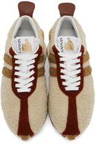 Lanvin Beige Fleece BumpR Sneakers