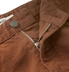 Incotex - Slim-Fit Stretch-Denim Jeans - Brown