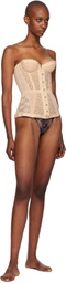 Agent Provocateur Beige Mercy Corset