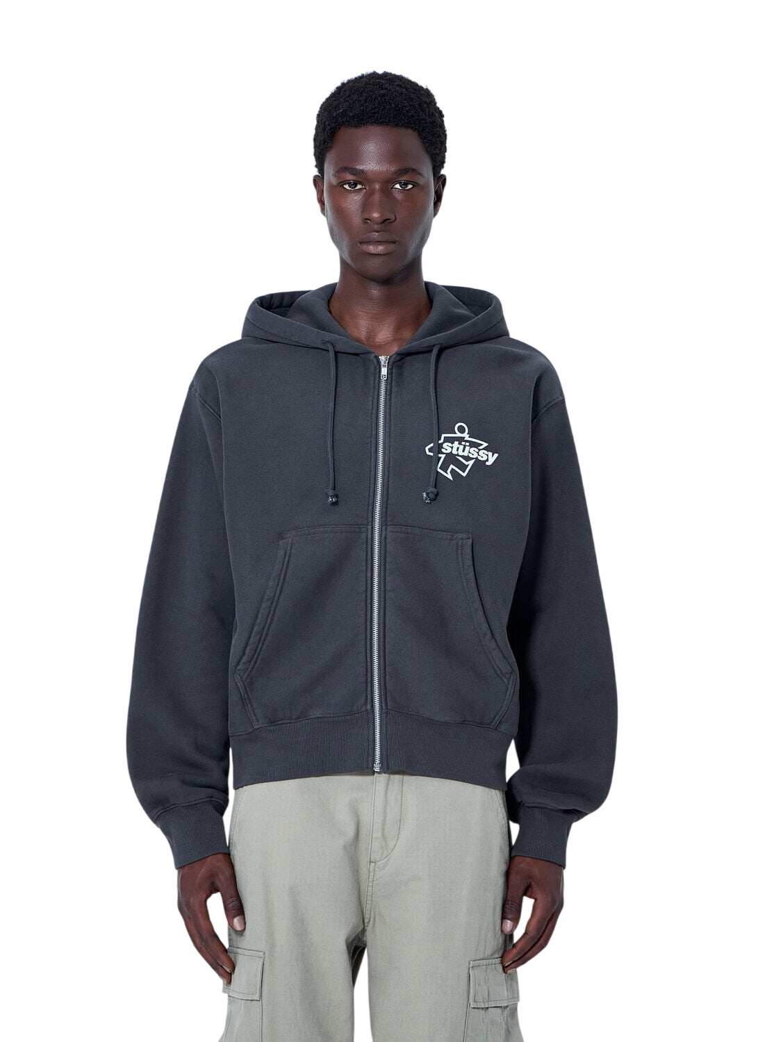 Stüssy Surf Size Dyed Zip Hoodie Stussy