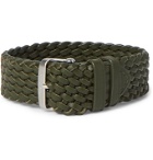Tom Ford Timepieces - Braided Leather Watch Strap - Green
