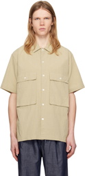 Pilgrim Surf + Supply Taupe Ivan Short Sleeve Shirt