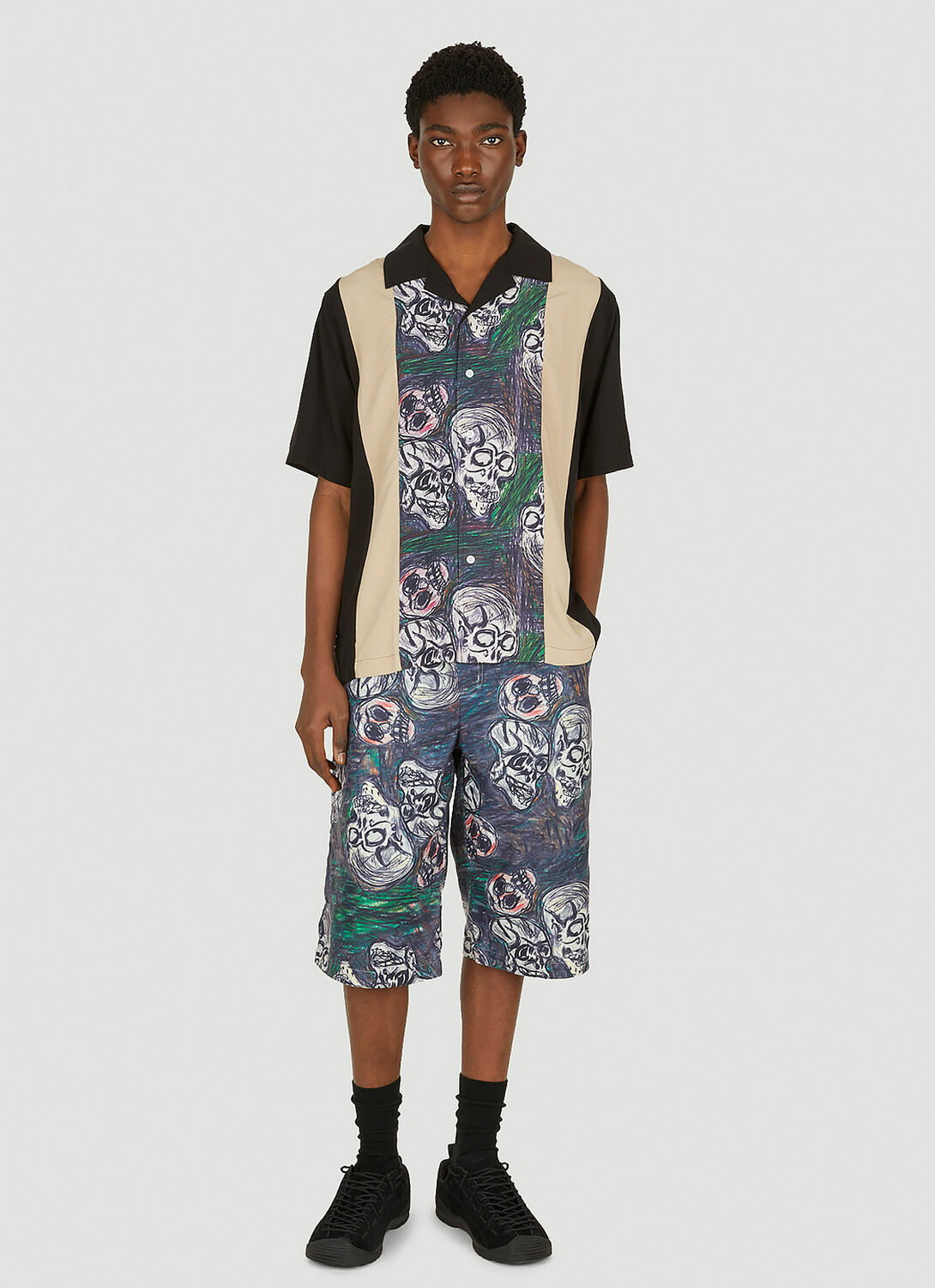 P.A.M. Skulls Bermuda Shorts