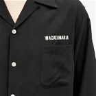 Wacko Maria Men's 50's Embroidered Logo Shirt in Black