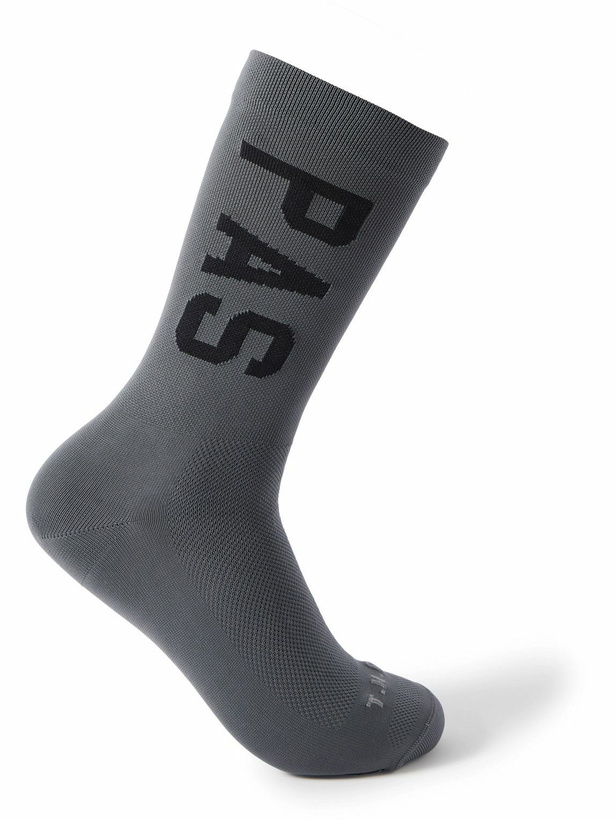 Photo: Pas Normal Studios - T.K.O. Meryl Skinlife-Blend Cycling Socks - Gray