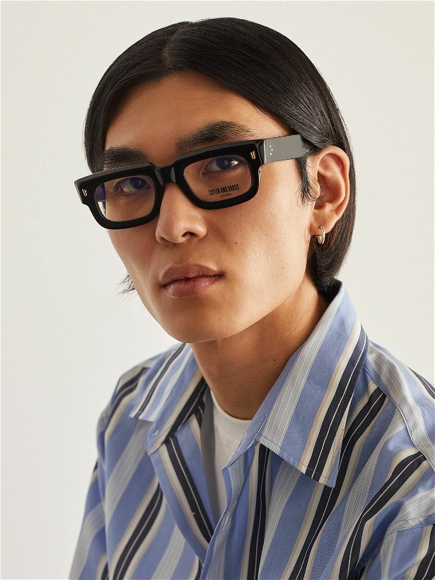 Photo: Cutler and Gross - 9325 Square-Frame Acetate Optical Glasses