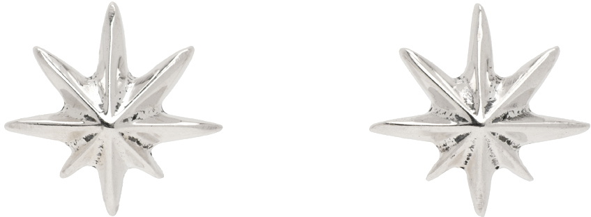 MAPLE Silver Hempstar Earrings