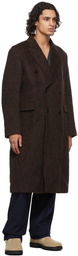 Our Legacy Brown Alpaca & Mohair Whale Coat