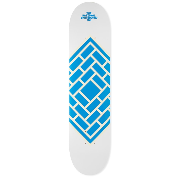 Photo: The National Skateboard Co. Classic White Logo Deck - 8"