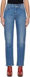 Stella McCartney Blue Diamanté Jeans