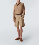 Loro Piana Reinga linen Bermuda shorts