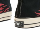 Converse Chuck Taylor 1970s Hi Flames Sneaker in Black/Red/Yellow