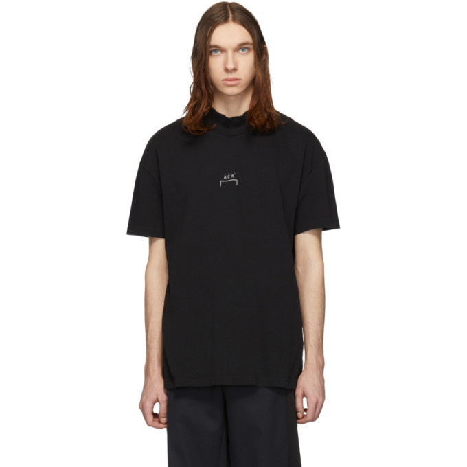 Photo: A-Cold-Wall* Black Mock Neck T-Shirt