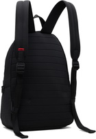 Hugo Black Logo Patch Backpack