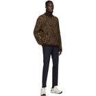 Tiger of Sweden SSENSE Exclusive Brown and Tan Zebra Dacres Turtleneck