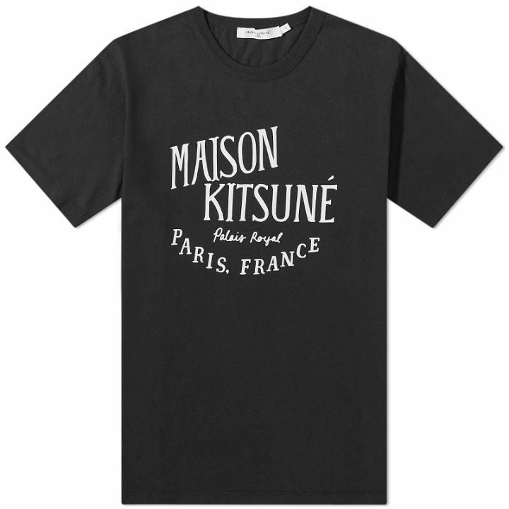 Photo: Maison Kitsuné Men's Palais Royal Classic T-Shirt in Black