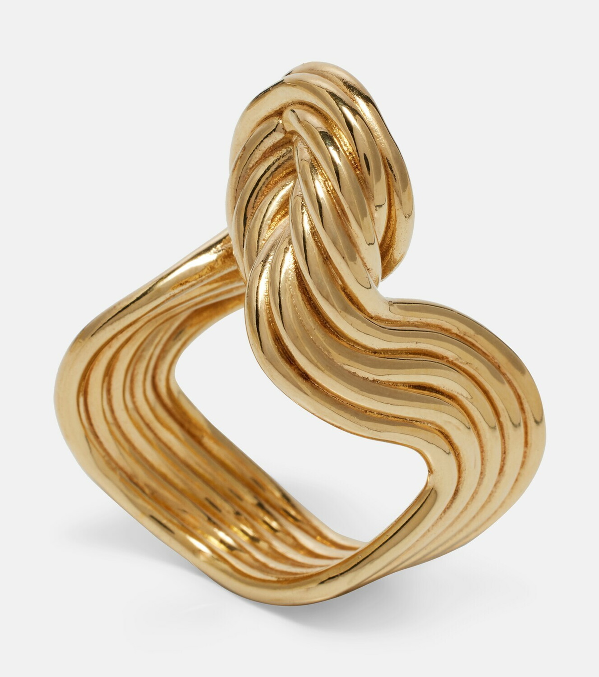 Bottega Veneta Gold-plated sterling silver ring