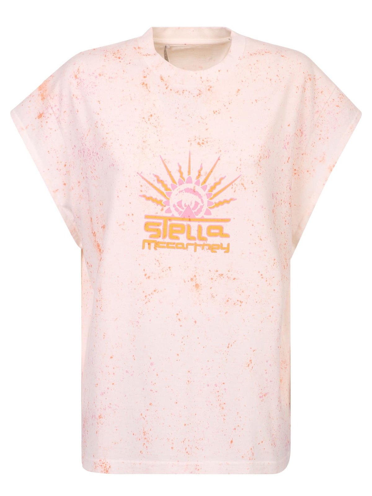 Stella McCartney T-shirt With Asymmetrical Hemline Stella