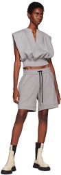 3.1 Phillip Lim Gray 'The Everyday' Shorts