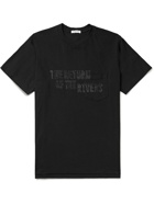 Engineered Garments - Printed Cotton-Jersey T-Shirt - Black