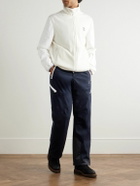 Brunello Cucinelli - Straight-Leg Padded Shell-Trimmed Wool-Felt Ski Pants - Blue