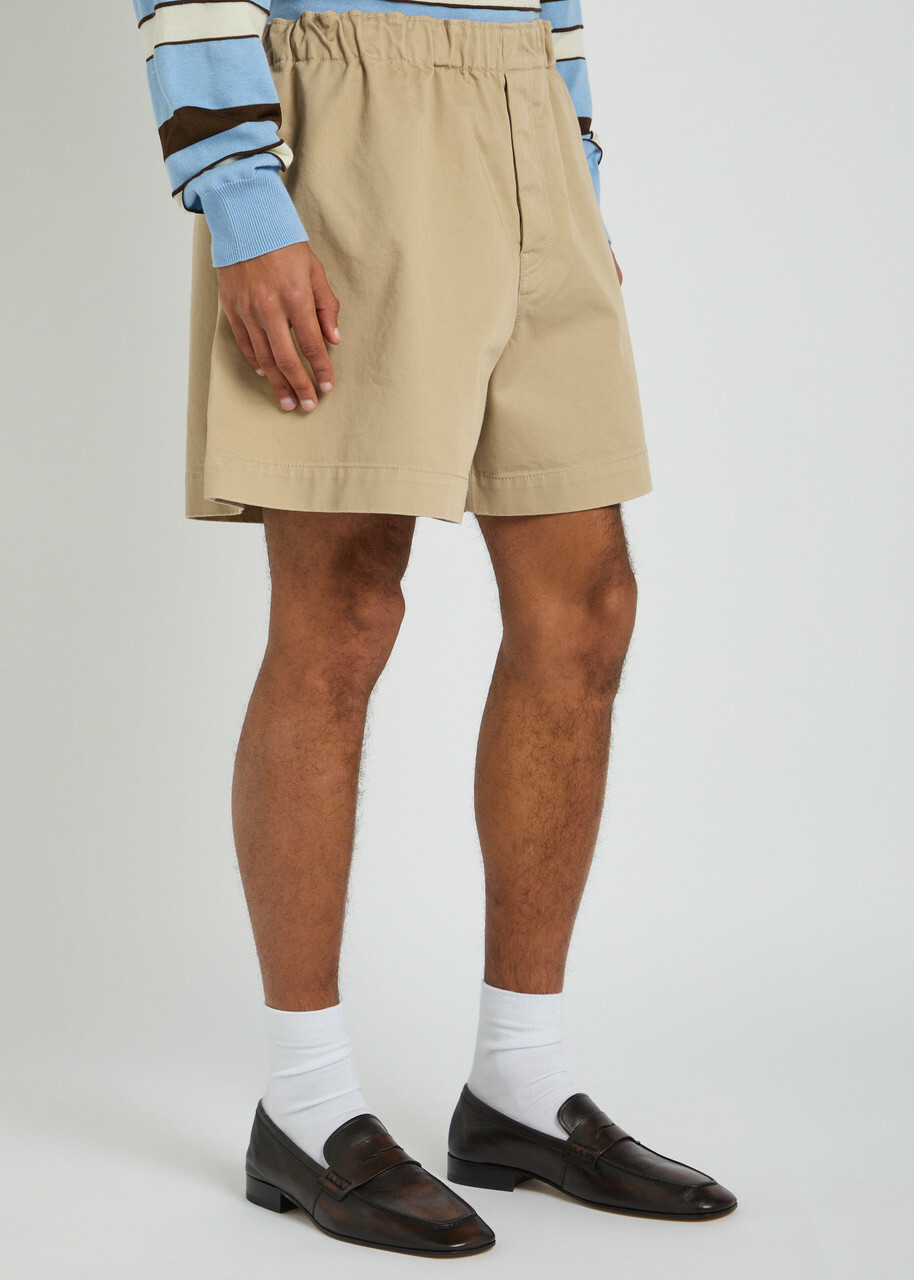 JW Anderson Cotton Shorts Beige