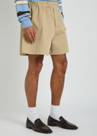 JW Anderson Cotton Shorts Beige