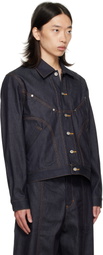 SAGE NATION Navy Jiji Denim Jacket