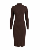 Berna Womens Midi dress in Brown
