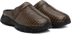 Martine Rose Brown Clarks Edition Clog Slip-on Loafers