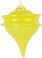 Sticky Glass Yellow Deflated Ornament