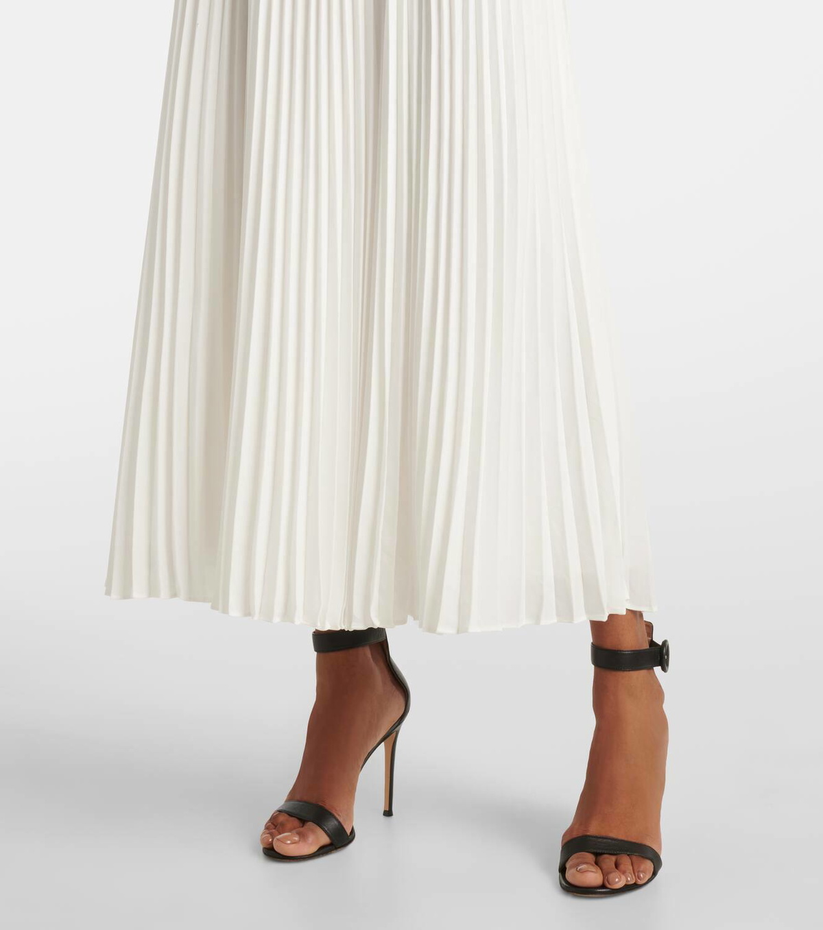 Simkhai Arie strapless faux leather midi dress Simkhai