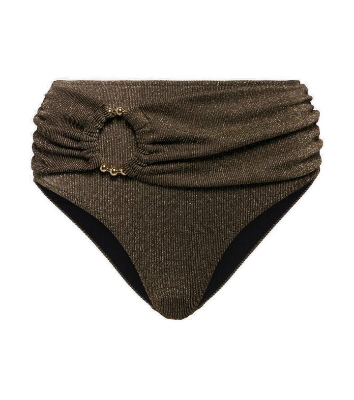 Photo: Alexandra Miro Dorit ruched bikini bottoms