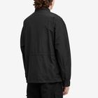 C.P. Company Men's Flatt Nylon Utility Overshirt in Black