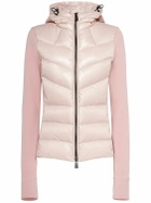 MONCLER GRENOBLE Zip-up Nylon Down Cardigan