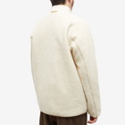 Fjällräven Men's Vardag Pile Fleece Jacket in Chalk White