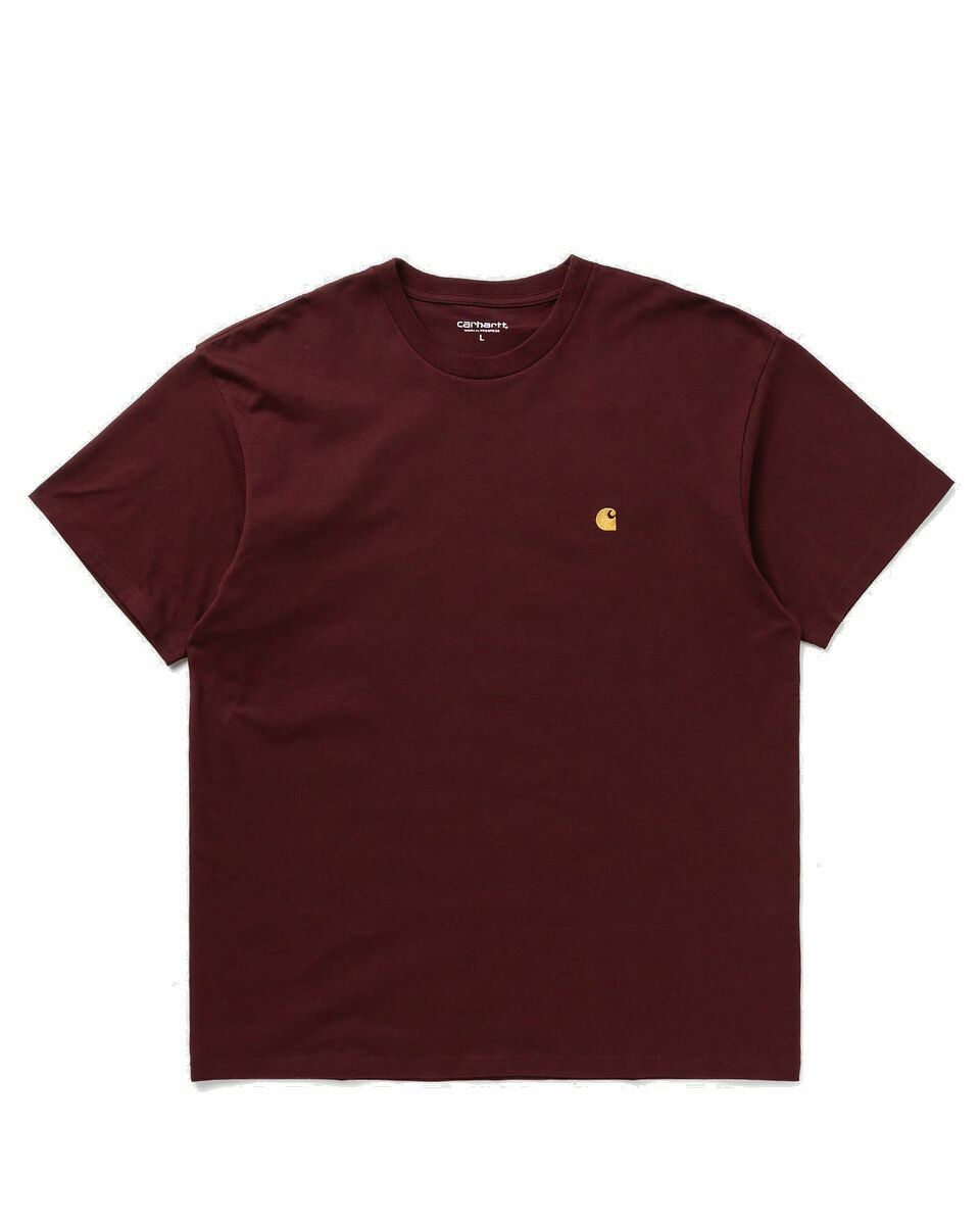 Photo: Carhartt Wip S/S Chase Tee Red - Mens - Shortsleeves