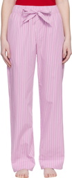 Tekla Pink Poplin Pyjama Pants