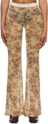 Commission Brown Floral Print Lounge Pants