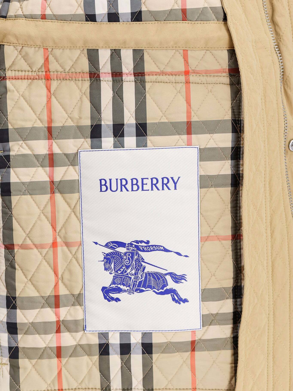 Burberry Jacket Beige Womens Burberry
