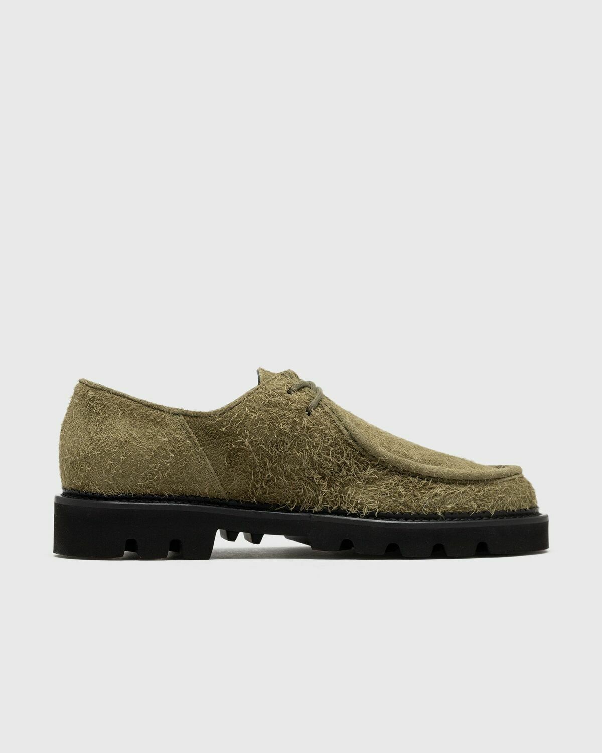 Collegium MOC-TOE DERBY Green Mens Casual Shoe